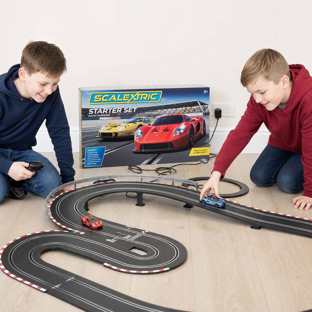 A Christmas racetrack earns its place when it works as a complete first experience, then gives a family a reason to bring it back out for another race during the holidays.