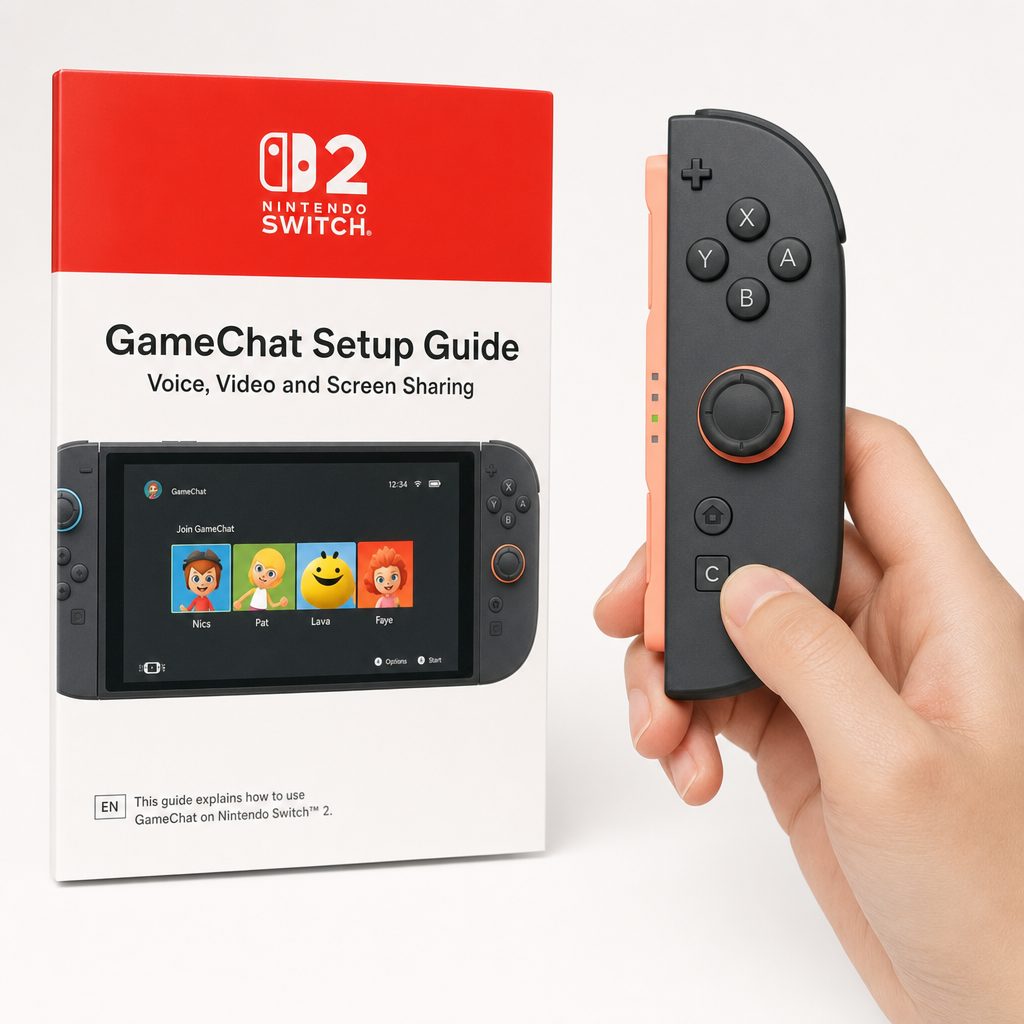 The C button on Joy-Con 2 is the fastest way to access GameChat