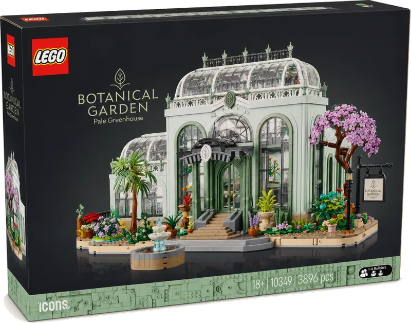 LEGO Icons Pale Green Botanical Garden 10349